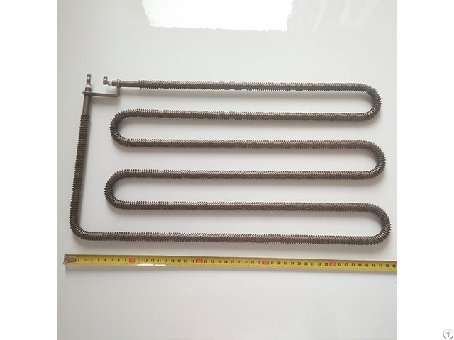 U Shaped Electric Air Heating Element Finned Tubular Heater