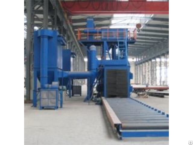 Q69 Steel Plate Roller Conveyor Shot Blasting Machine