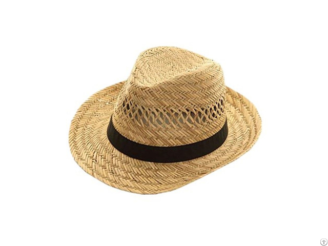 Natural Mat Grass Color Straw Hat