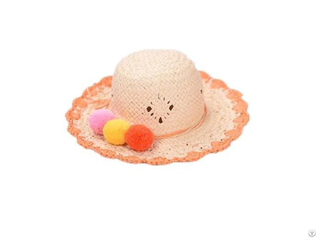 Children Kids Cute Handmade Paper Straw Hat