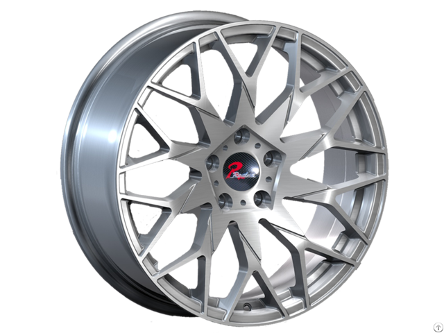 Eighteen Inch Brushed Silver Matt Balck Aluminum Wheels Jh S01 Jihoo Wheel