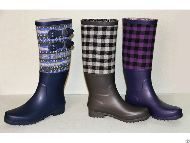 Ladies Rubber Boots 100 Percent Water Poof