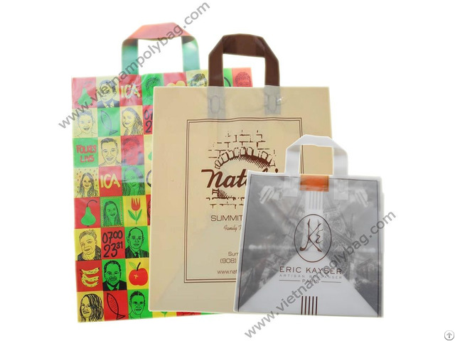 Vietnam Soft Loop Handle Plastic Bag At Good Quality