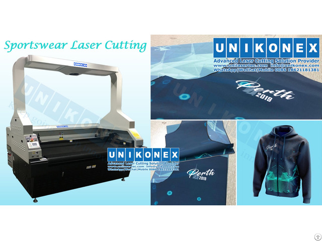 Dye Sublimation Printed Sportswear Laser Cutting