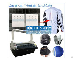 Laser Cut Ventilation Hole In Dye Sublimation Printed Sports Jersey