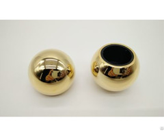 Real Gold Zamac Round Cap