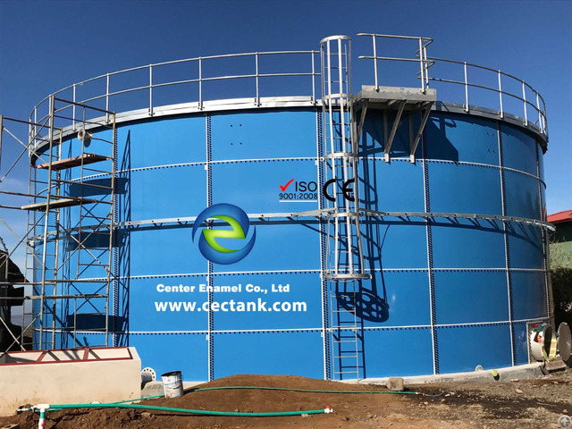 Glass Fused To Steel Tanks For Livestock And Poultry Manure Storage In Biogas Project