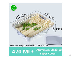 Aluminum Disposable Pans With Lids 100 Pack