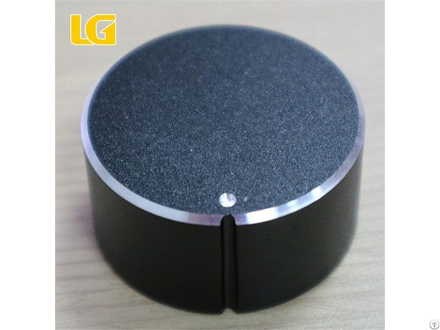 Iso9001 Oem Ningbo China Round Black Aluminum Alloy Knob With High Quality