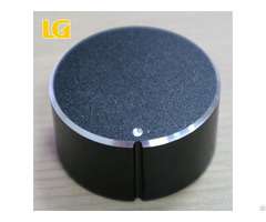 Iso9001 Oem Ningbo China Round Black Aluminum Alloy Knob With High Quality