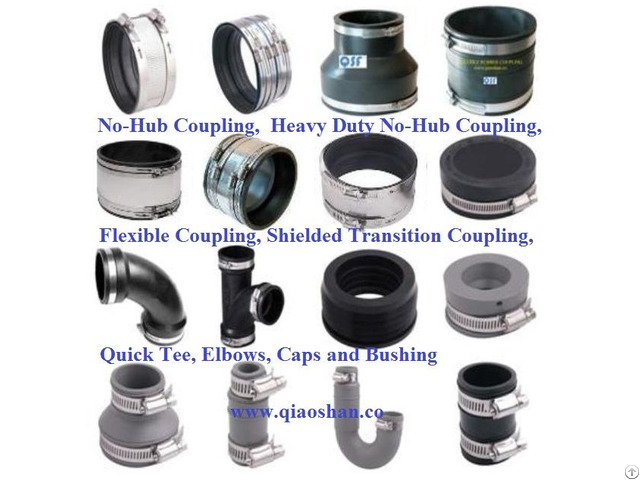 Stainless Steel Heavy Duty No Hub Coupling