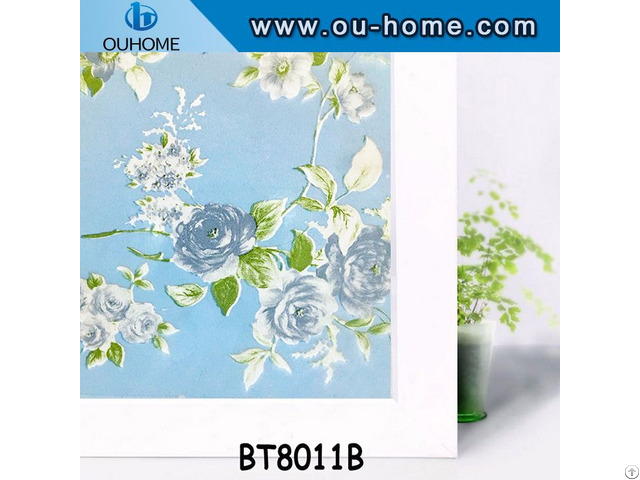 Stained Glass Printing Adhesive Sticker Smart Window Film