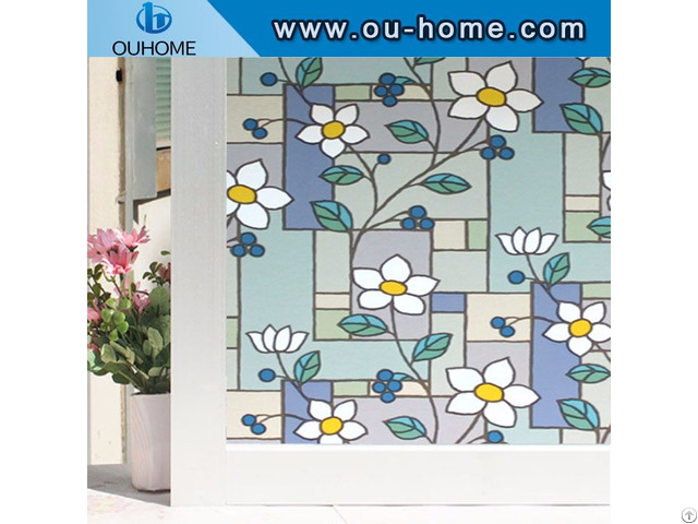 3d Static Decorative Privacy Window Glass Sticker