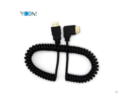 1080p V1 4 3d Spring Elastic Curl Hdmi Cable
