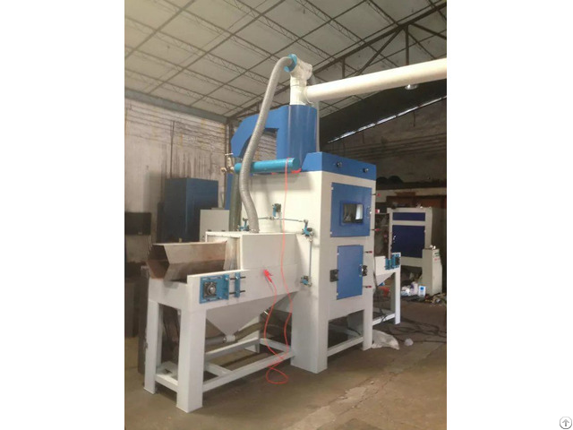 Horizontal Automatic Sandblasting Machine