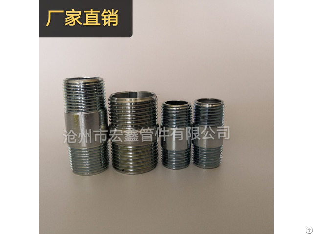 Astm A733 Hot Dip Galvanized Steel Pipe Nipples