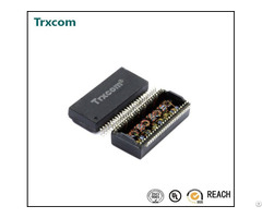 Trxcom Quad Ports 1000base Tx Lan Transformer Trc5027nl