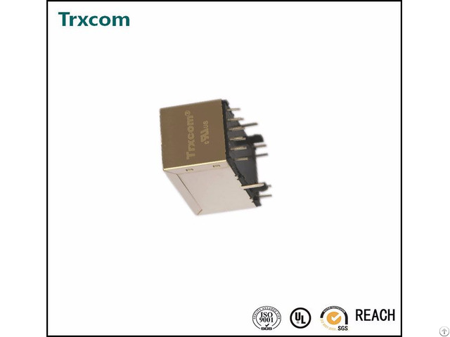 Trjd0110banl Vertical Rj45 Connector