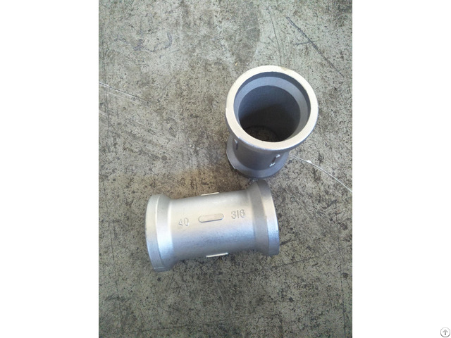 Lost Wax Casting Pipe Fitting With Machining