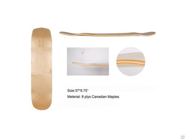 China Professional Manufacturer Hot Sale Canidian Maple Longboard Deck Skateboard