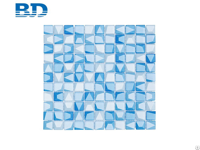 Ocean Color Glass Mosaic Tile