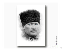 Ataturk Kanvas Tablo