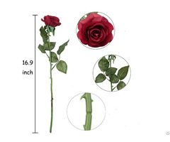 Real Touch Artificial Single Rose Flower