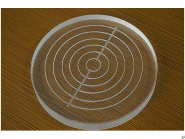 Vacuum Chuck Of Quartz Or Ceramics With Custom Vias Distribution From 10um To 1mm