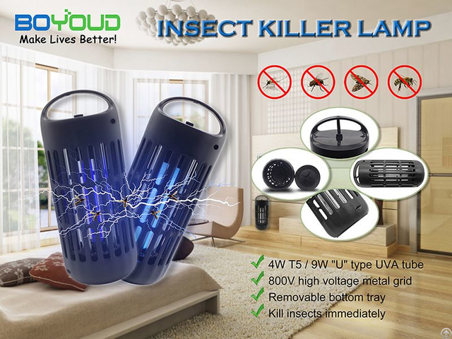9w Uv Lamp Electronic Insect Killer Fly Trap By D480