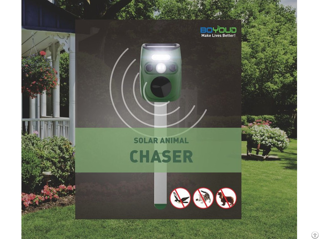 New Design Ultrasonic Sensor Bird Dog Repeller Animal Repellent