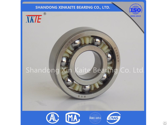 Xkte Brand Nylon Retainer 6205tn C3 Idler Roller Bearing Supplier From Manufacture