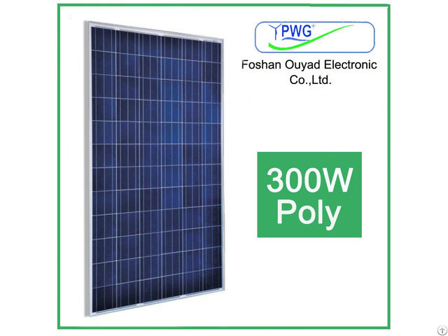 High Efficiency 300w Poly Solar Panel For Home Power System Use