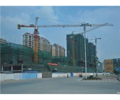 Qtz100 Tc5515c Trustworthy Self Erecting Fixed Hydraulic Construction Building Tower Crane