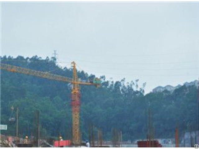 Qtz100 Tc6513 Trustworthy Self Erecting Fixed Hydraulic Construction Building Tower Crane