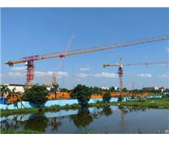 Qtp125 Tct6513 Max Load 6t Or 8t Maxjib Length 65m Topless Tower Crane