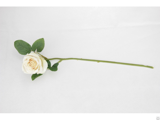 Real Touch And Nature Looking Artificial Single Rose