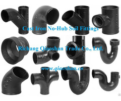 Cispi 301 Astm A888 No Hub Cast Iron Soil Fittings