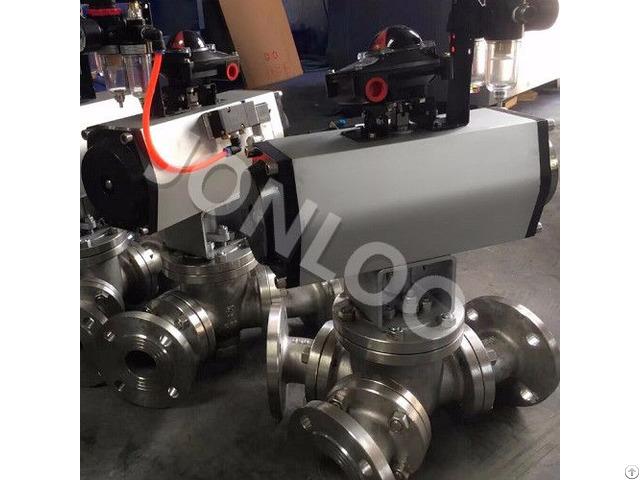 Cast Steel Multi Port Or 3 Three Way Ball Valve