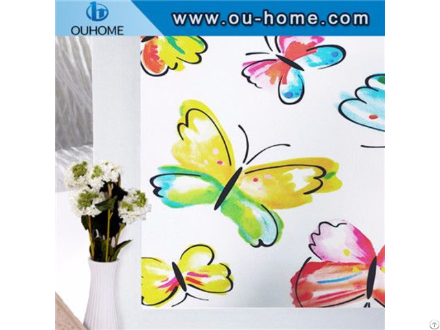 H822 Non Glue Static Cling Window Decoration Film