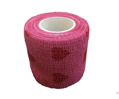 Cohesive Bandage Natural Rubber Latex Non Woven Spandex Cartoon