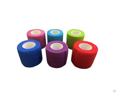 Cohesive Bandage Non Woven Spandex Latex Free Multi Color