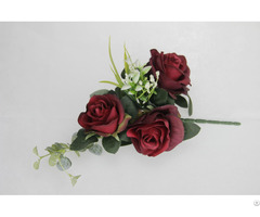 Real Looking Artificial Flower Santou Rouge
