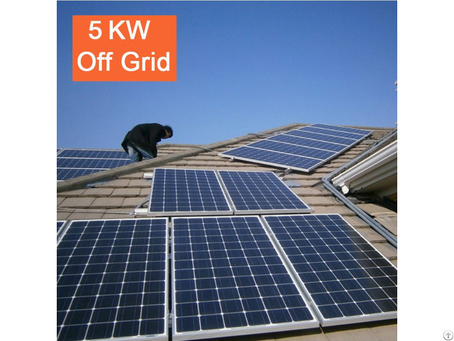 5kw Off Grid Solar Power System For Home Equipment Use