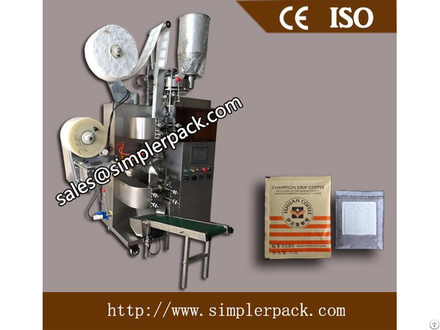 Dirp Coffee Bag Packing Machine With Outer Envelope