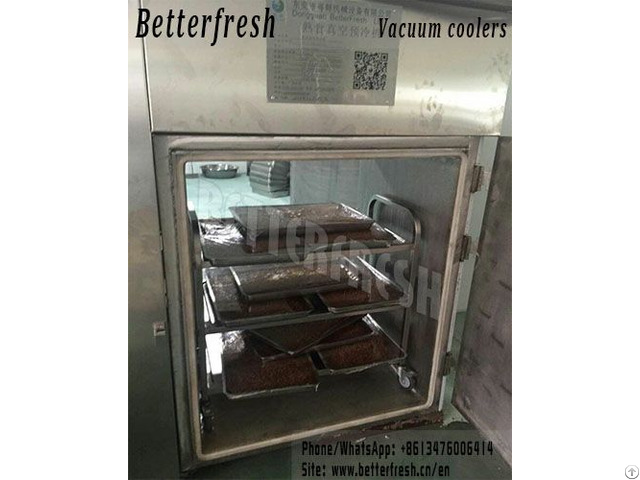 Customized Bakery Cooked Vacuum Cooler Rapid Cooling With Double Door