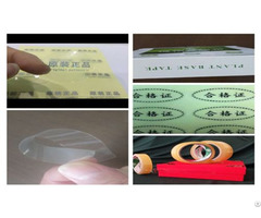 Plant Based Fully Degradable Label Sealing Tape