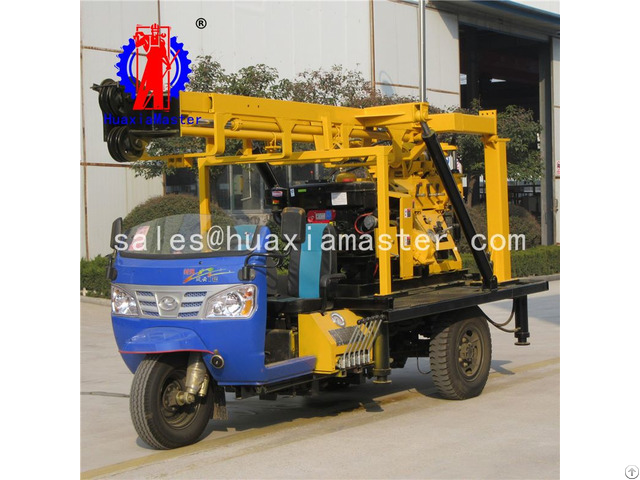 Tricycle Mounted Hydraulic Core Drilling Rig Xyc 200a