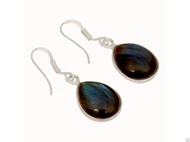 Labradorite Customized Solitaire Earring