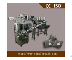 Multi Materials Pyramid Tea Bag Packing Machine