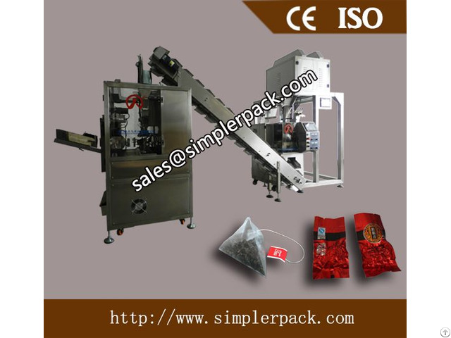 Pyramid Tea Bag Packing Machine With Outer Vacuum Envelope